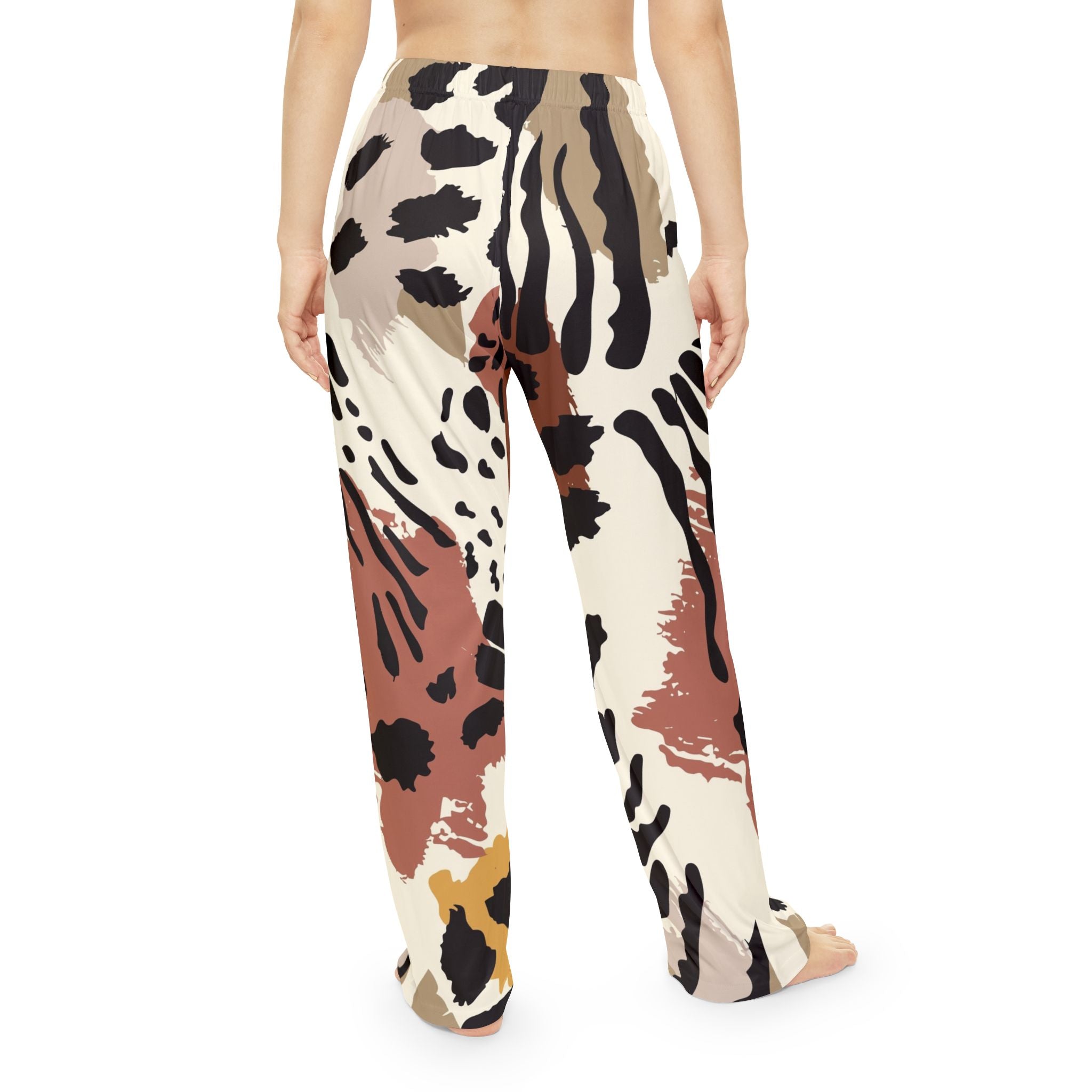Abstract Animal Pajama Pants — Women's