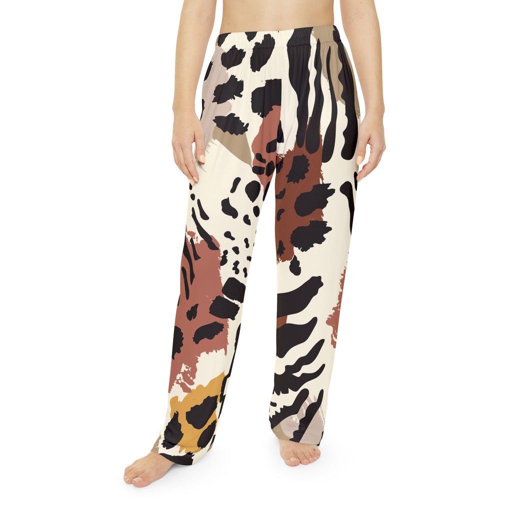 Abstract Animal Pajama Pants — Women's